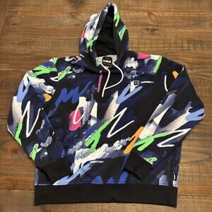 Twitch Hoodie Unisex Multicolor Size Large Streetwear
